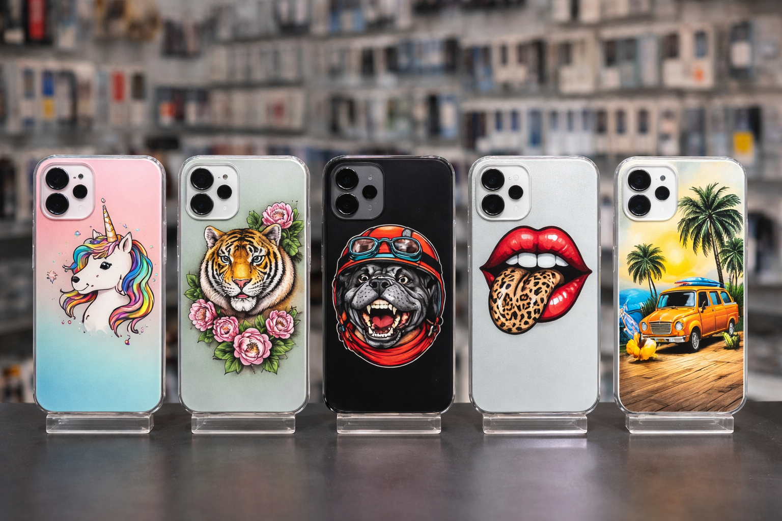 Imprimantă UV-DTF — transfer pe huse telefon și carcase