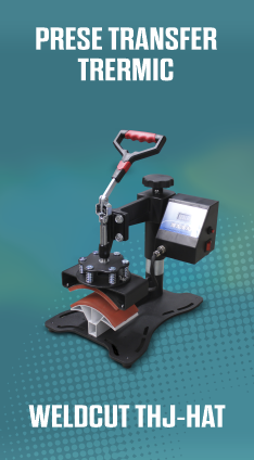 Presa de transfer termic WELDCUT THJ-HAT