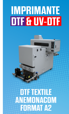 Imprimanta DTF textile AnemonaCom format A2