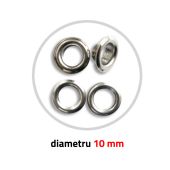 Capse metalice din nichel, pentru capsatorul de bannere HP3, diametru 10mm Capse metalice din nichel, pentru capsatorul de bannere HP3, diametru 10mm
