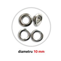 Capse metalice din nichel, pentru capsatorul de bannere HP3, diametru 10mm