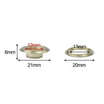 Capse metalice din nichel, pentru capsatorul de bannere HP3, diametru 12mm