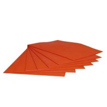 Placa din cauciuc portocaliu, pentru productia de amprente stampile prin gravare laser